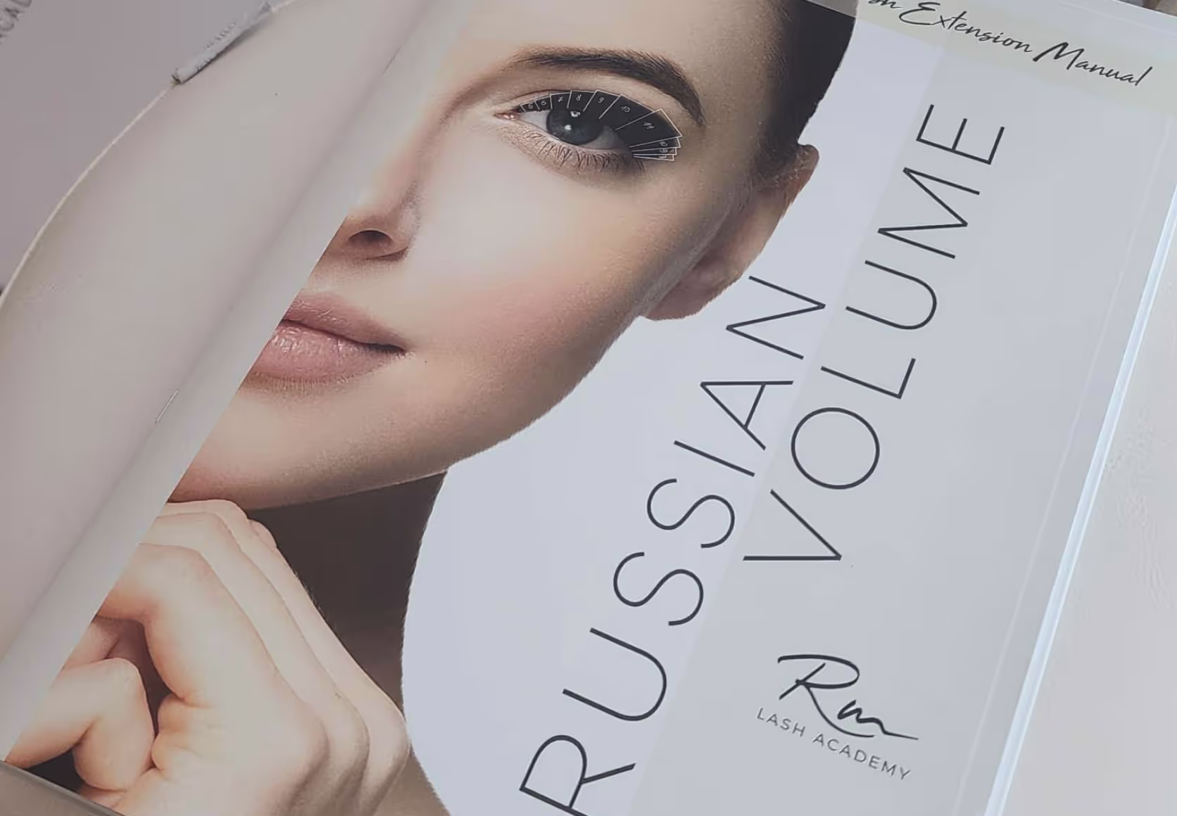 Russian Volume, Lash training manual cover.