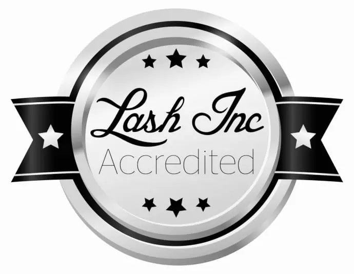 Lash Inc Accredited Seal - grey