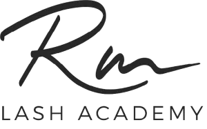 RM Lash & Beauty Academy's new logo